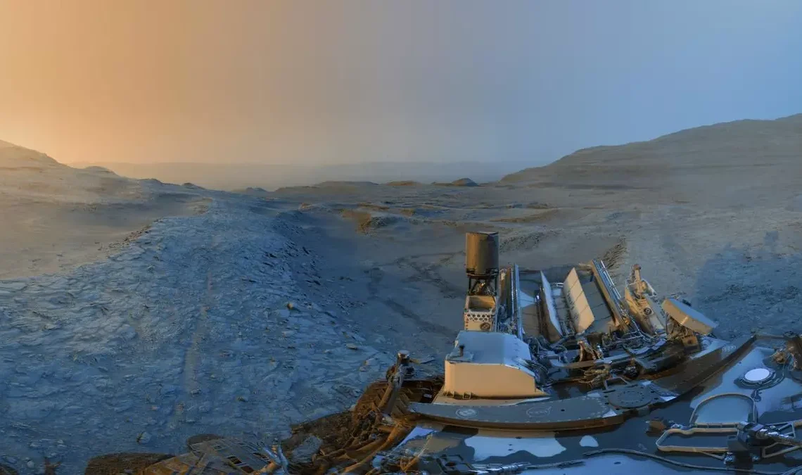 NASA’dan Mars Manzarası: Curiosity’nin Gönderdiği Fotoğraf Gezegenin Sırlarını Açığa Çıkarıyor