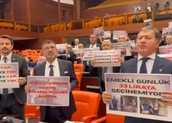 CHP’den TBMM’de emekli eylemi! “Faize var emekliye yok”
