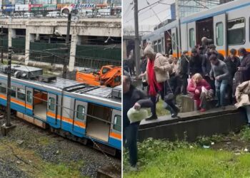 İstanbul’da İş Çıkışında Metro Krizi