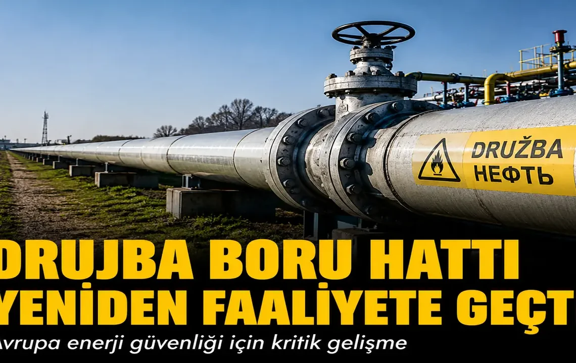 Drujba hattı yeniden açıldı, Avrupa’da enerji güvenliği tartışması büyüdü
