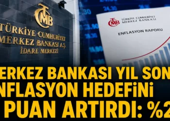 Merkez Bankası yıl sonu enflasyon hedefini 8 puan artırdı: yüzde 24