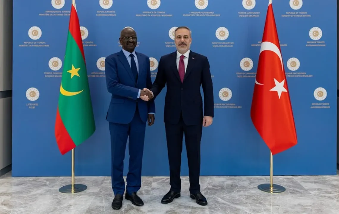 Hakan Fidan, Moritanyalı mevkidaşıyla Ankara’da görüştü