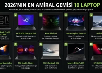 2026’nın en güçlü 10 amiral gemisi laptop modeli