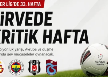 Süper Lig’de 33. hafta heyecanı başlıyor