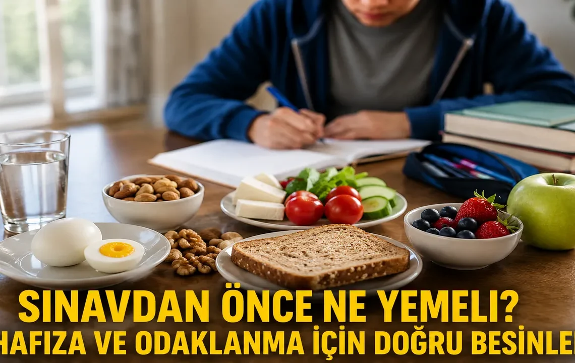 Sınavdan önce ne yemeli? Hafıza ve odaklanma için doğru beslenme uyarısı