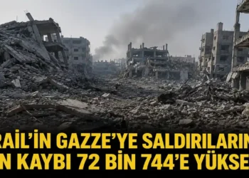 İsrail’in Gazze’ye saldırılarında can kaybı 72 bin 744’e yükseldi