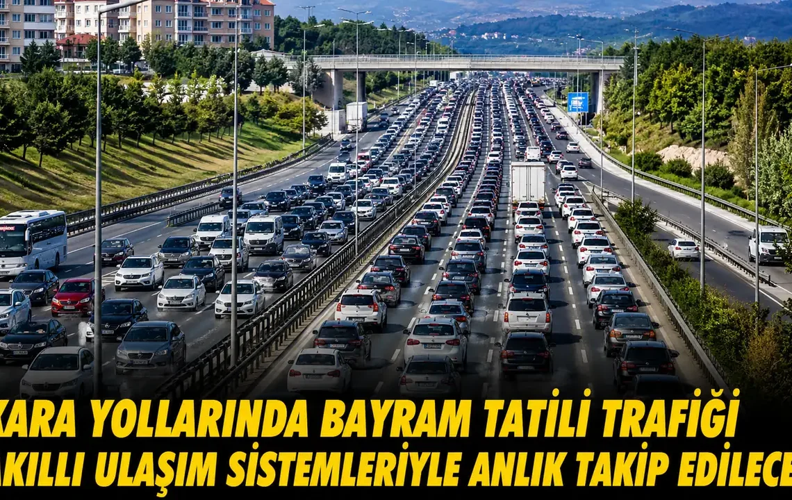 Bayram trafiği akıllı sistemlerle anlık takip edilecek