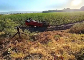 Kontrolden Çıkan Otomobil Pancar Tarlasına Uçtu: 2 Yaralı
