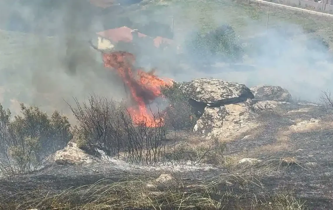 Manisa’da Makilik Yangınında 30 Dönüm Alan Zarar Gördü